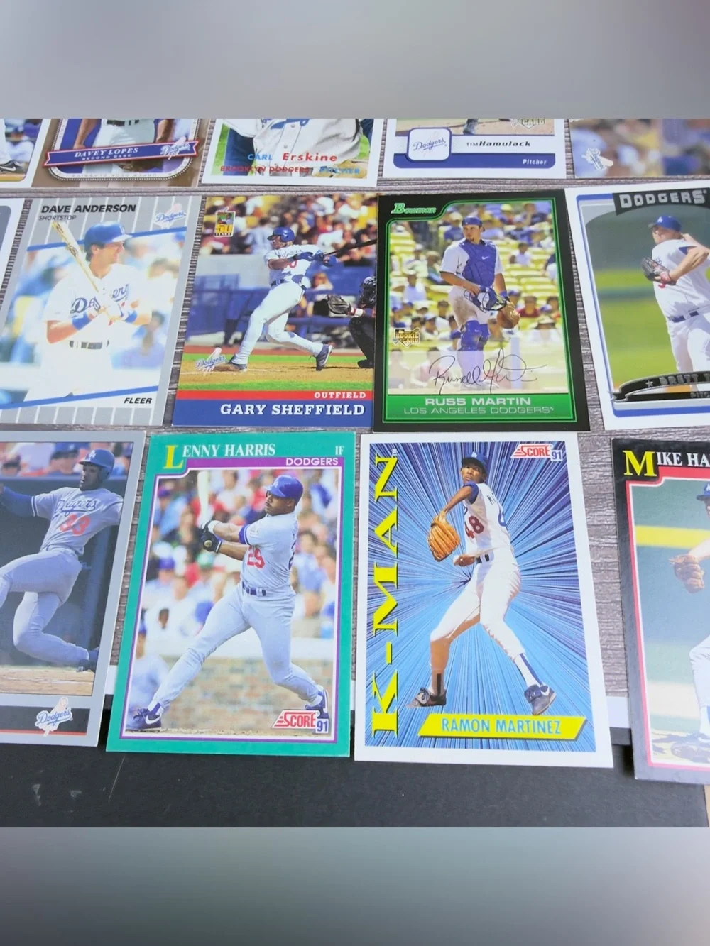 LA Dodgers Card Lot 24x Sheffield Gagne Russell Martin +
